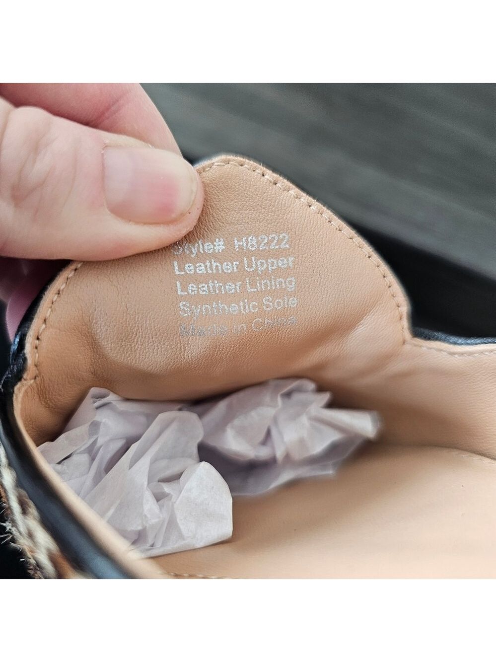 J. Crew Piped Loafer Mules In Calf Hair Size 6 - Picture 7 of 7